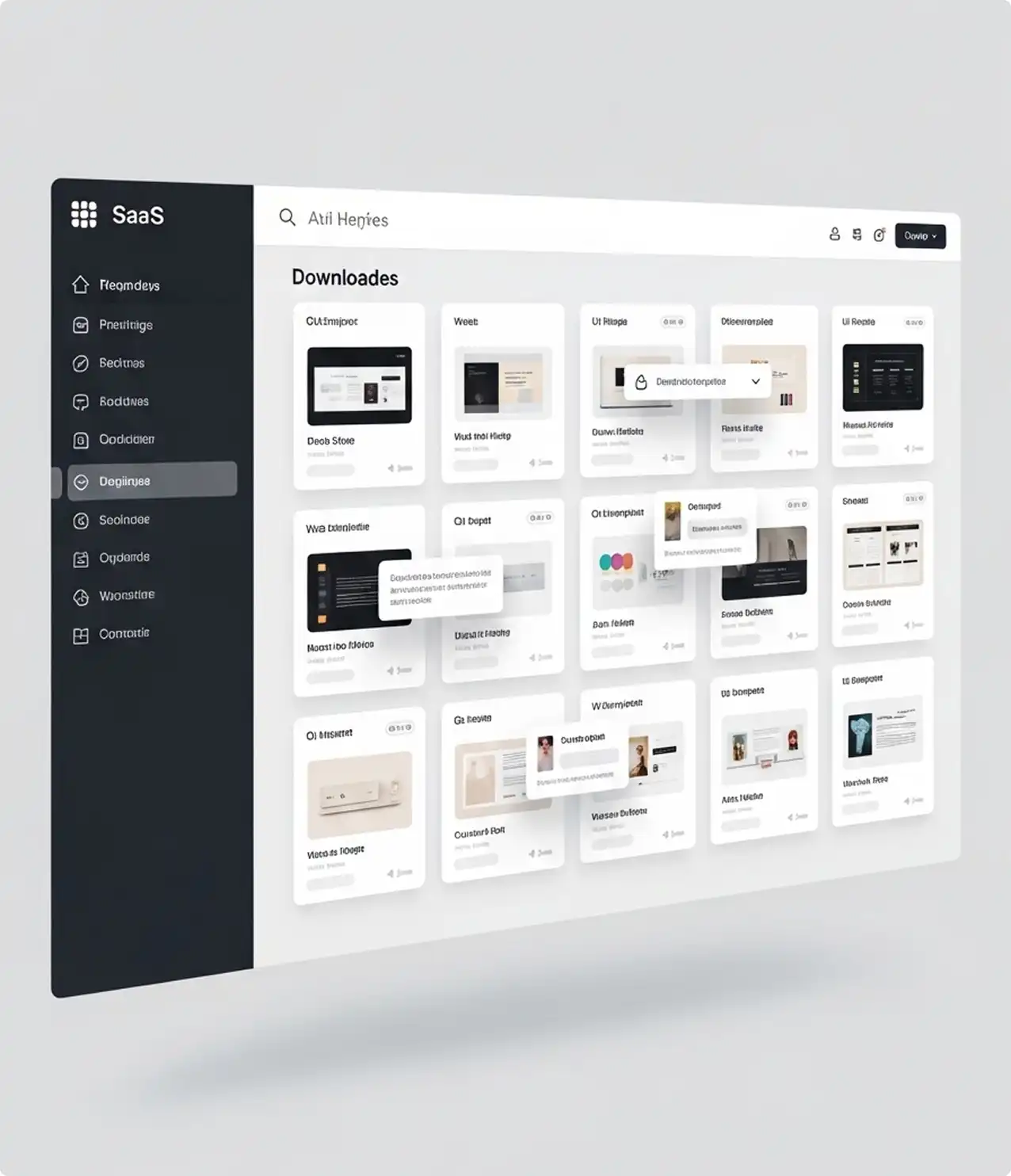 UI STOCKのUIスクリーンショット